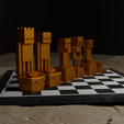 2.png Minecraft Figure Chess Set - TnT Minecraft Character