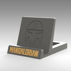 Mini-Cellphone-Stand-Mandalorian-3.jpg Mandalorian Cell Phone Stand
