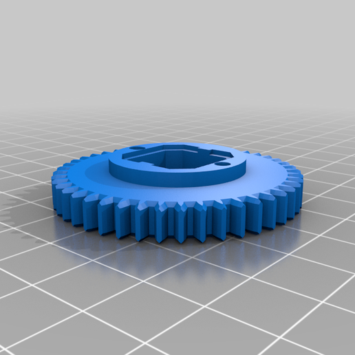 Download free STL file OpenRc Truggy Mod1 spur gear • 3D printer