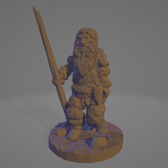 Superlongbeard.png Free STL file Ice Age Elder With Super Long Beard・3D printer model to download