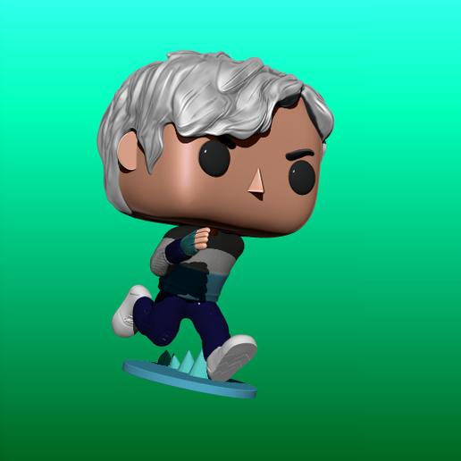 👽 Quicksilver funko・ STL File for ・Cults