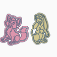 00.png The Fox and the Hound cookie cutter pack