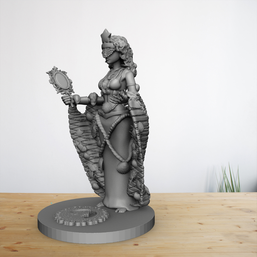 👸 Iemanja Queen of the Sea Orixa・ STL File for 3D printing・Cults