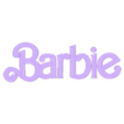 letters_barbie1.stl Barbie Keychain PACK