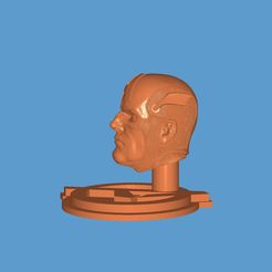 Screenshot_20221217-133312_Fast-STL-Viewer.jpg Fichier STL Tête head captain america・Plan imprimable en 3D à télécharger