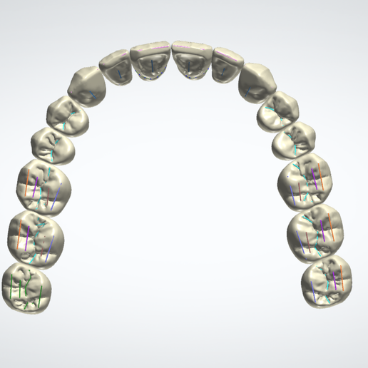 🦷 omer library,, 3shape teeth library ,,, ubber + lower・ 3D File for 3D ...