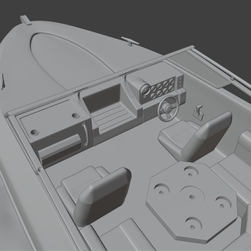 FletcherGTS_3Dmodel_Details.png Fletcher GTS - Detailed 3D Printable Speedboat Model Kit