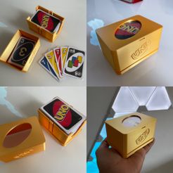 2059C2D1-7B69-4C63-9326-9DFD1CADD9A9.jpg STL file UNO Deck Holder for Sleeve cards・3D print object to download, Starseed_mod