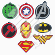 Packx8.png Marvel Key Ring Pack