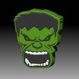 Hulk.jpg Fichier STL SHAMPOING SOLIDE HULK ET MOULE POUR POMPE À SAVON・Modèle à télécharger et à imprimer en 3D