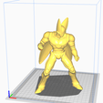 8.png Perfect Cell - Dragon ball Z 3D Model