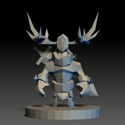 R.jpg Free STL file "The last guardian of the forest"・3D printing idea to download