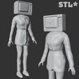 44444.jpg TV WOMAN FROM SKIBIDI TOILET | 3D FAN ART