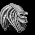 BPR_Render4.jpg Predator bust with Bio Mask and weapon