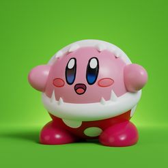 Kirby-Planta-Mario.jpg Fichier STL Kirby Mario - Plante・Objet imprimable en 3D à télécharger