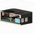 MC_-_Raspberry_Side_View.png Media Center Styled Raspberry Pi 3B+ Case