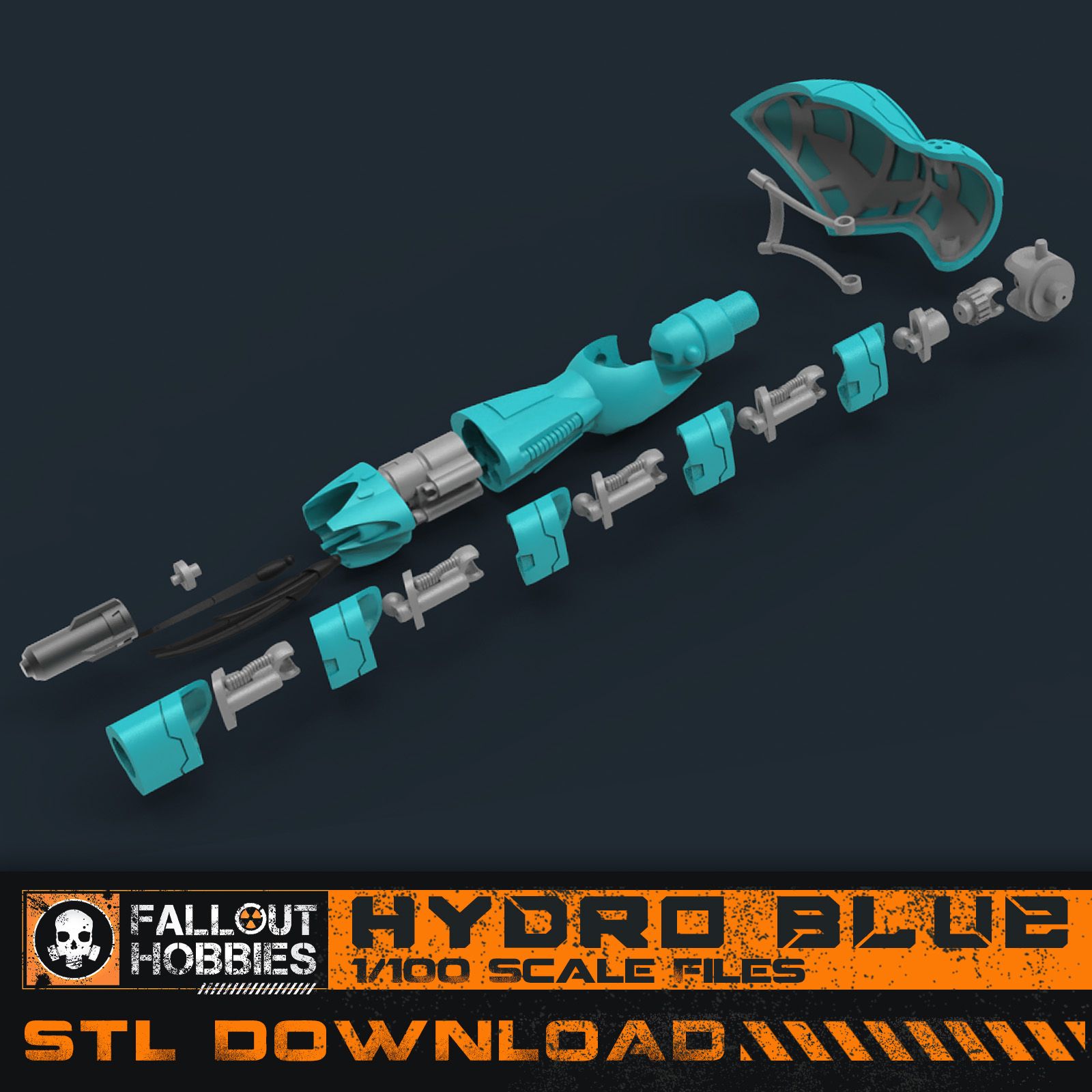Arm.jpg 3D file Hydro Blue Mecha Suit・3D printable model to download, FalloutHobbies