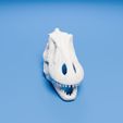 theropod-dinosaur-skull-fossil-replica-3d-print-4-left.jpg Theropod Dinosaur Skull Fossil Replica — 3D Printable Cute Decor | Desk Display | Animal Lover Gift