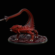 Agascorpion-highpoly.png Agascorpion hell monster statue fantasy agama / Scorpio POSE 3