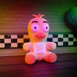 Chica.png Fichier STL Peluche FNAF Girl・Design pour impression 3D à télécharger