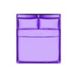 butterfly bed.stl bratz butterfly bed (part 1 bed only)
