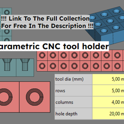 8e7e8ebc-fd75-406d-b173-d1a5275092a9.png Free 3D file Parametric CNC tool holder・3D printing template to download