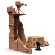 warhammer-40k-terrain-scenery.jpg Modular Castle Ruin + Sci-Fi Upgrade – 28mm Terrain STL