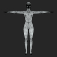 6.png Women Body Base Mesh T-Pose