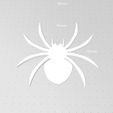 Spider1-1.jpg 7 Spider Silhouettes, Arachnid Outlines, Orb Weaver, Hourglass Spider, Stencils
