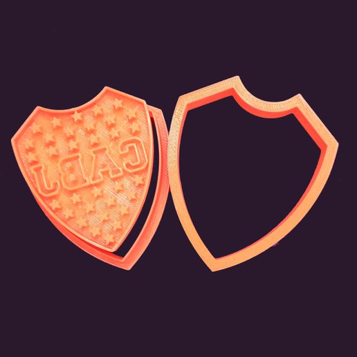 Boca shield. Cutting - 3D model önizlemesi