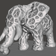 Elefante-v1-03.png Elephant V1.2 with Voronoi style.