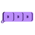 Keyboards_Ctrl C Ctrl V - Keychain.stl Fidget keyboard Keychain Ctrl C Ctrl V