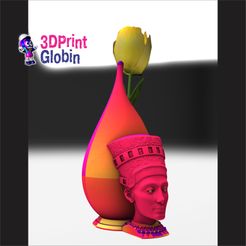 12.jpg Archivo STL FLORERO GOTA - NEFERTITI・Plan de impresión en 3D para descargar
