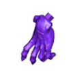 venom_left_hand.stl Venom Spiderman Marvel