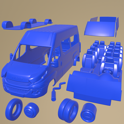a03_005.png STL file iveco daily minibus l2h2 2017 PRINTABLE CAR IN SEPARATE PARTS・Model to download and 3D print