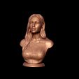 09.jpg Gigi Hadid portrait sculpture 3D print model