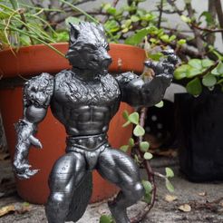 182720127_2879877052253550_4699625301335566248_n.jpg Free OBJ file TERROR werewolf motu・3D printable object to download