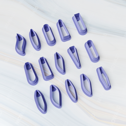 Stick-long-thin-Shape-Cutters-set-of-15-2.png Archivo STL Juego de 15 cortadores de formas largas y finas・Diseño de impresora 3D para descargar