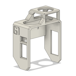 4.png Archivo STL Exoesqueleto Baofeng UV5R・Plan para descargar y imprimir en 3D