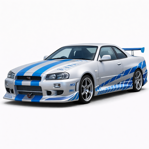 Fast and Furious Skyline GTR with SOLID version!