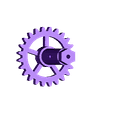 TQ Carrier 24T Gear w-Shaft.STL Модернизация трехосного кварцевого механизма