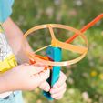 Freibad1500-6180014.JPG Strong Flying Propeller / Pull Copter for Kids :) (No supports!)
