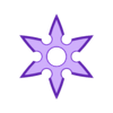 Shuriken-Raw_Six-pointed.stl Shuriken spinner
