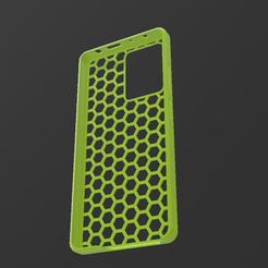 redmi_note12pro_honey.png Fichier STL Xiaomi Redmi Note 12pro Honeycomb・Modèle à télécharger et à imprimer en 3D