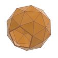 28ce60cfb9c6c210fac92a0625e87d10_display_large.jpg Fichier STL gratuit Dodécaèdre Buckyball, Décorations de Noël・Objet pour impression 3D à télécharger