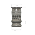 vase-pot-76 -d21.png vase cup pot jug vessel spring forest for 3d-print or cnc