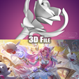 SeraphineCristalrose04.png Seraphine Crystal Rose League of Legends / Wild Rift STL files