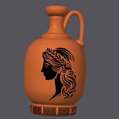 greek-squat-lekythos-2.png Greek - Squat Lekythos - Oil vessel