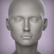 2.14.jpg 26 3D HEAD FACE FEMALE CHARACTER FEMALE TEENAGER PORTRAIT DOLL BJD LOW-POLY 3D MODEL