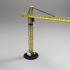 crane_display_large.jpg Fichier STL gratuit Grue multi-pièces・Objet imprimable en 3D à télécharger